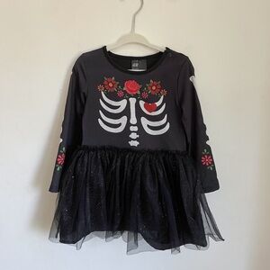 H&M Toddler Girls Skeleton TuTu